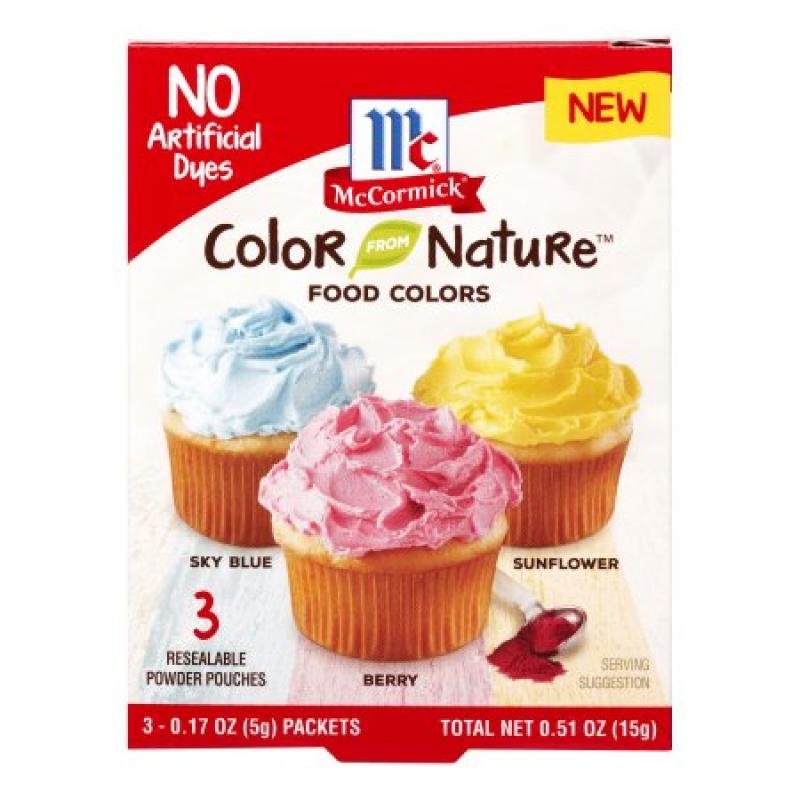 McCormick Color Nature Food Colors - 3 CT
