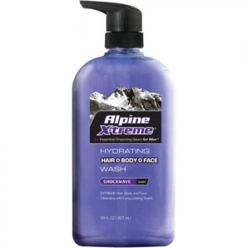 Alpine Xtreme Hydrating Shockwave Scent Hair + Body + Face Wash, 28 fl oz
