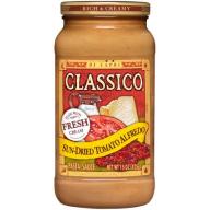 Classico Sun-Dried Tomato Alfredo Pasta Sauce, 15 oz