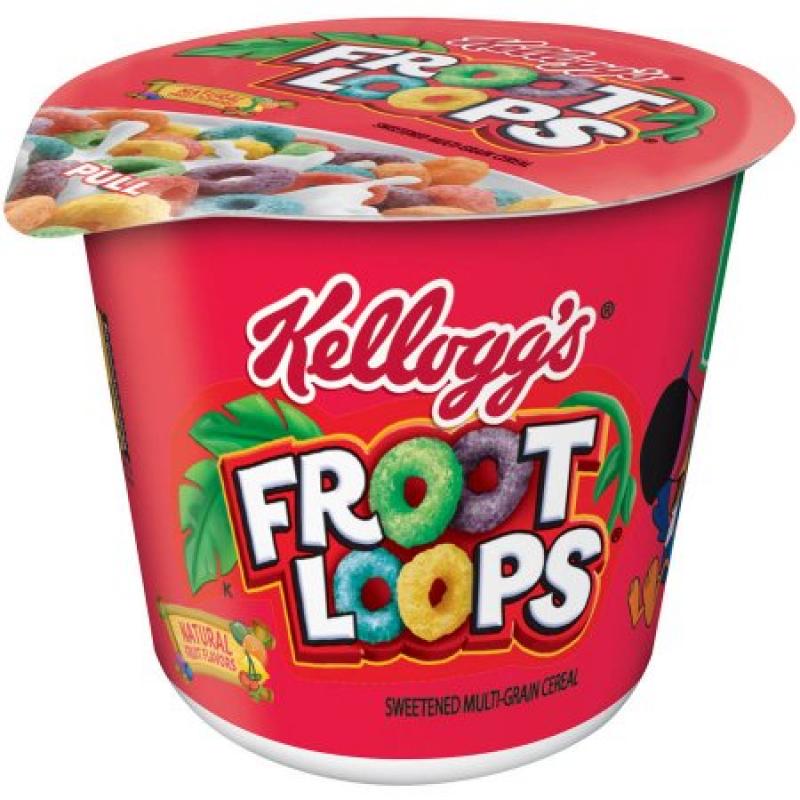 Kellogg&#039;s Fruit Loops Cereal, 1.5 oz, 12 count