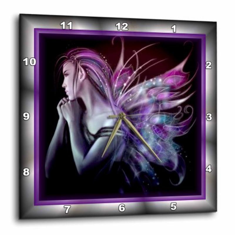 3dRose Mystical Fairy, Wall Clock, 15 by 15-inch