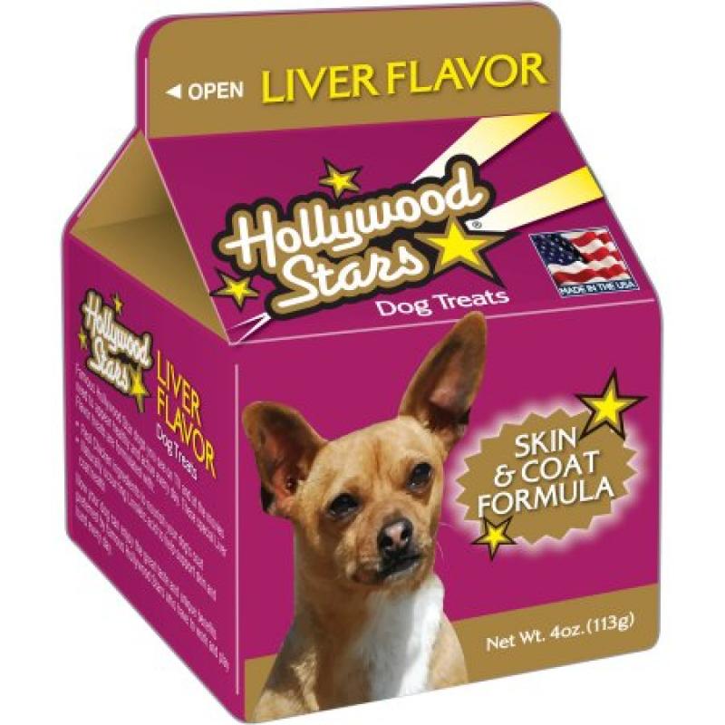 Hollywood Stars Liver Flavor Treats for Dogs, 4 oz