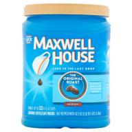 Maxwell House Original Medium Roast Ground Coffee, 42.5 OZ (1.2kg) Canister