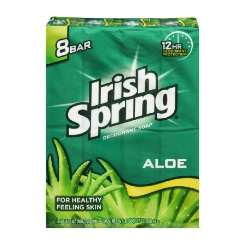 Irish Spring Deodorant Soap Aloe - 8 CT