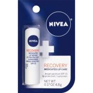 NIVEA Recovery Medicated Lip Care SPF 15 0.17 Carded Pack