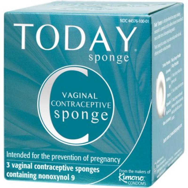 Today Sponge Vaginal Contraceptive Sponge, 3 count