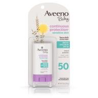 Aveeno Baby Natural Protection Face Stick Sunscreen With Broad Spectrum SPF 50, .5 Oz