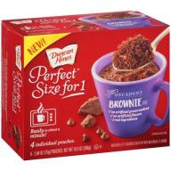 Duncan Hines® Perfect Size for One® Decadent Brownie Mix 4-2.64 oz Box