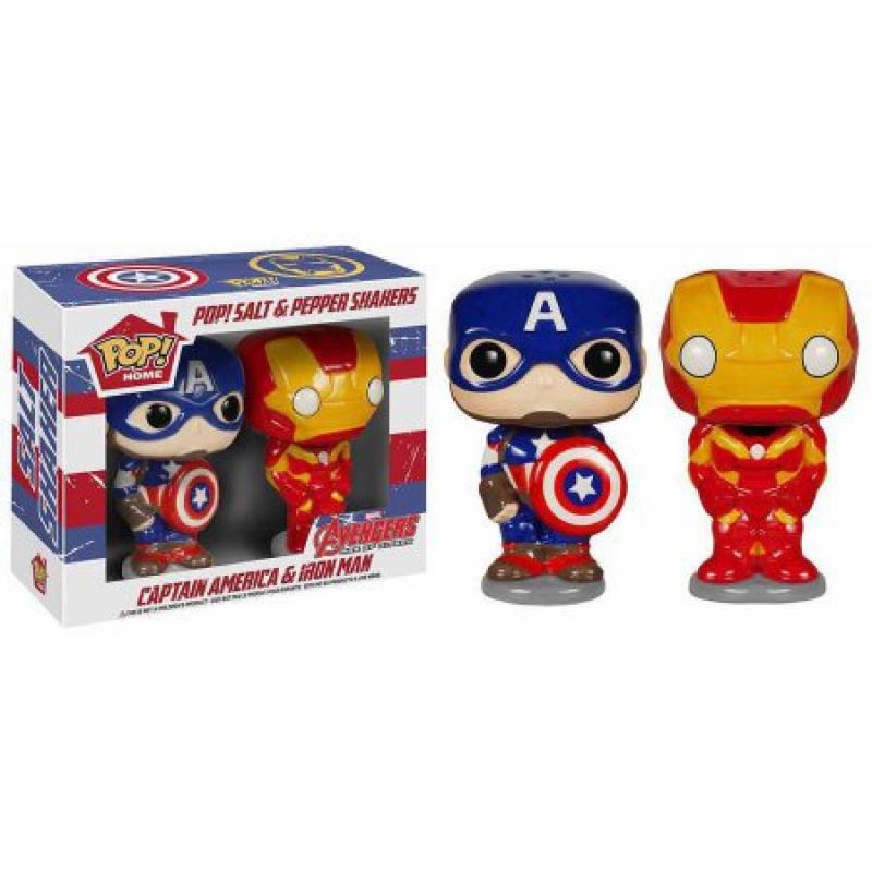 Funko 5600 POP Home Captain America & Ironman Salt N&#039; Pepper Shakers Set