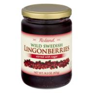 Roland Wild Swedish Lingonberries, 14.3 oz