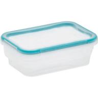 Snapware Total Solution 6-Piece Plastic 3-Cup Rectangle Containers, Clear