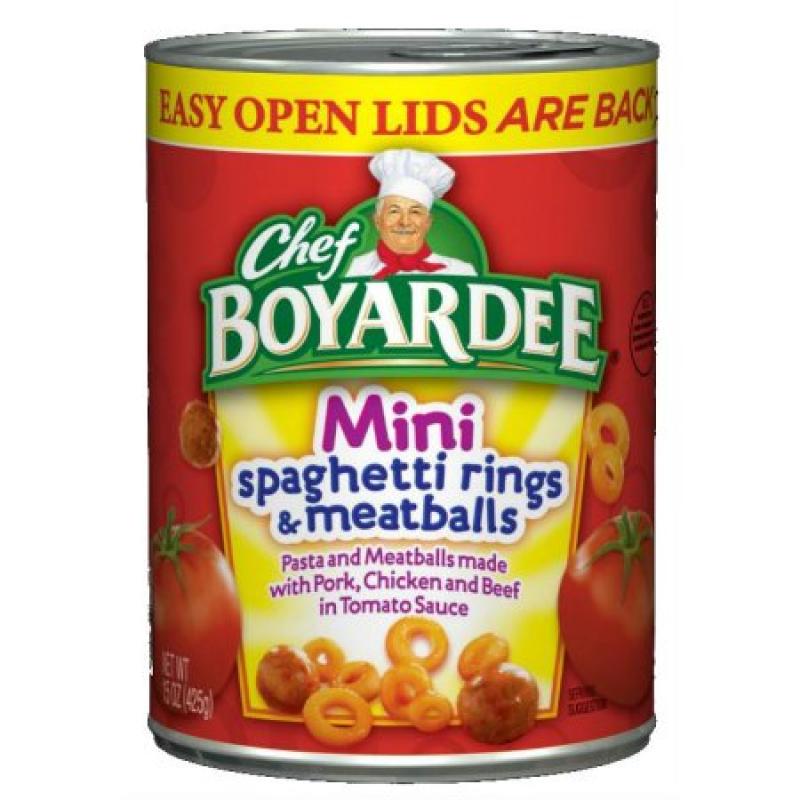Chef Boyardee Mini Spaghetti Rings & Meatballs, 15 oz