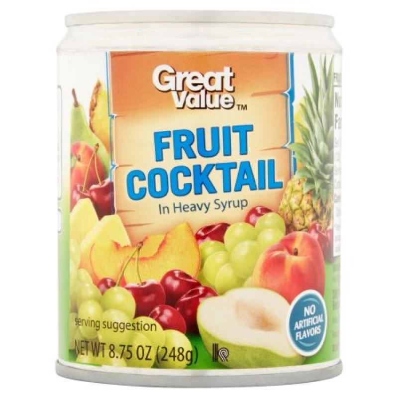 Great Value Fruit Cocktail in Heavy Syrup 8.75 oz