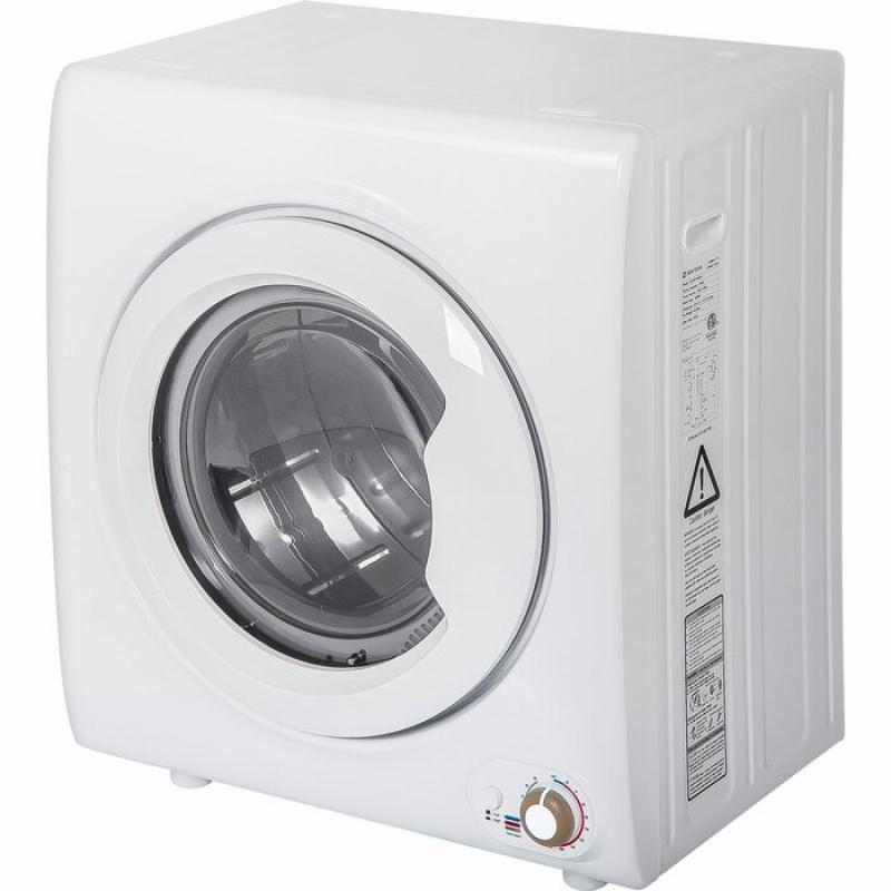 2.65 Cu. Ft. High Efficiency Electric Stackable Dryer in White