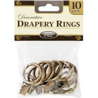 Kennedy Home Collection Curtain Rings, 10 Pack