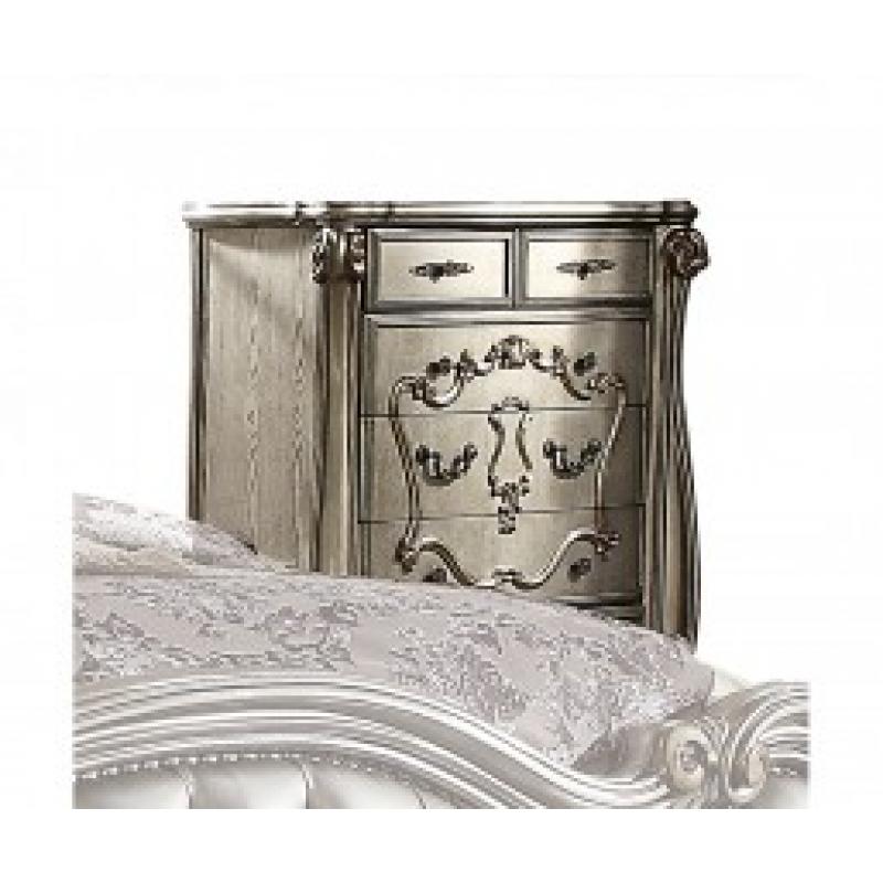 Acme Versailles ll Chest in Silver 26846