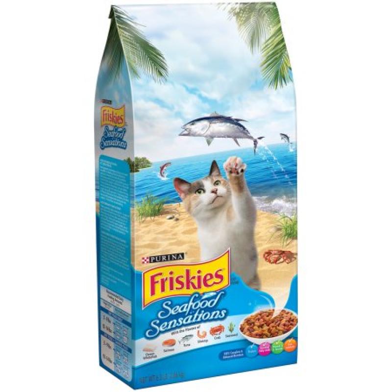 Purina Friskies Seafood Sensations Cat Food 6.3 lb. Bag