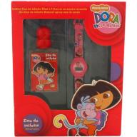 Dora the Explorer by Nickelodeon for Women - 2 Pc Gift Set 1.7oz EDT Spray, Watch