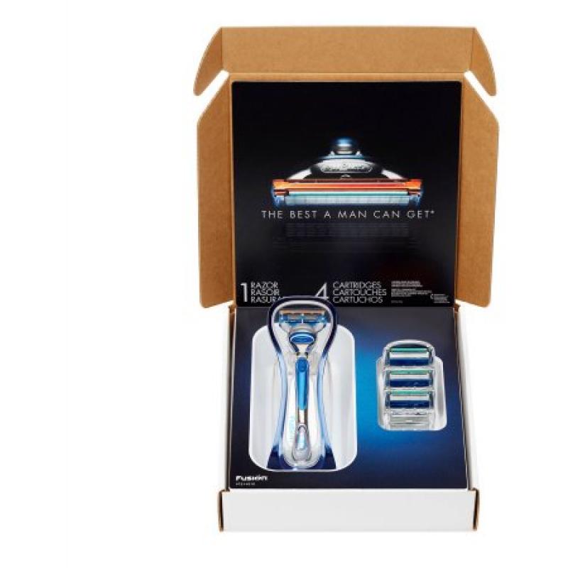 The Gillette Fusion Bundle with Fusion Razor Blades and Handle, 5 pc