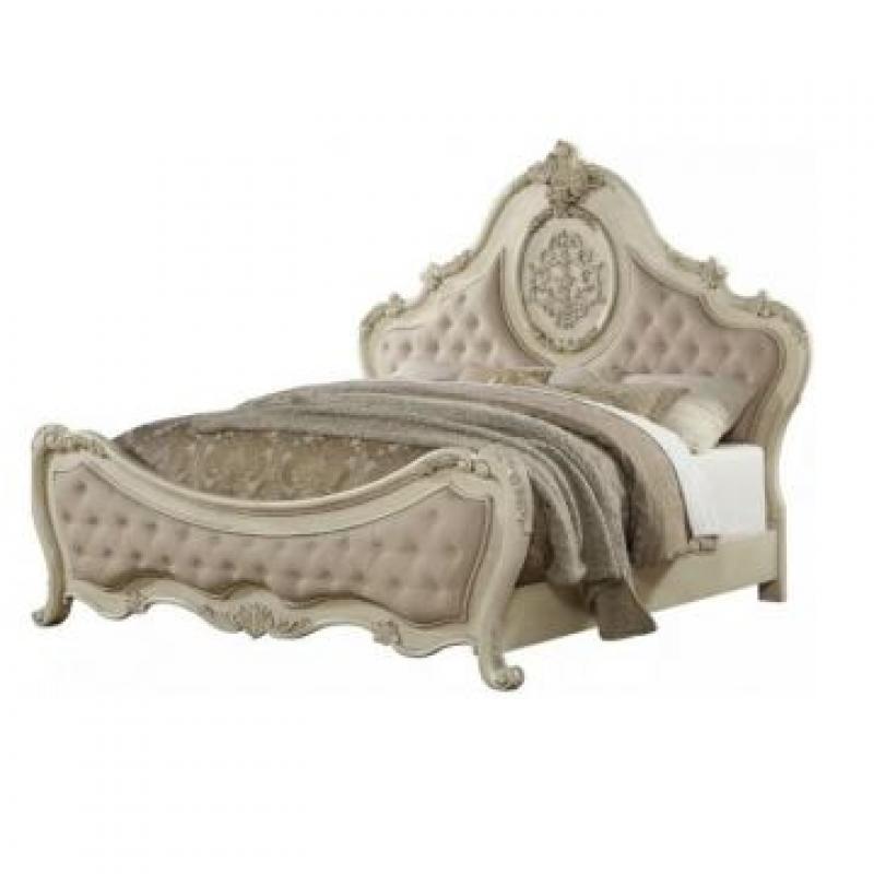 Acme Ragenardus Queen Bed in Antique White 27010Q