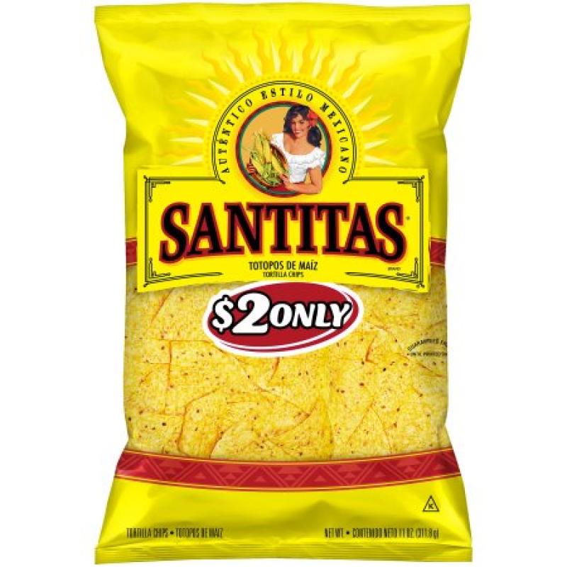 Santitas® Yellow Corn Triangles Tortilla Chips 11 oz. Bag
