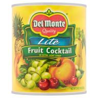 Del Monte Lite Fruit Cocktail in Extra Light Syrup, 29 oz