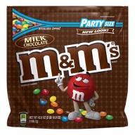 M&M's Milk Chocolate Candy, Party Size, 42 Oz