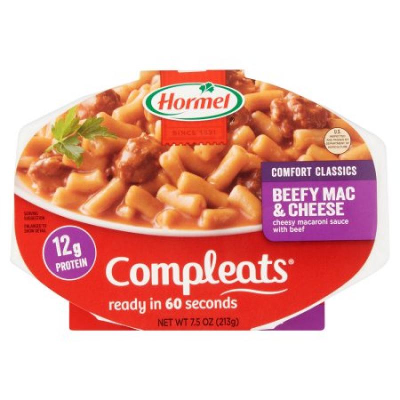 Hormel Compleats Beefy Mac & Cheese 7.5 oz. Tray