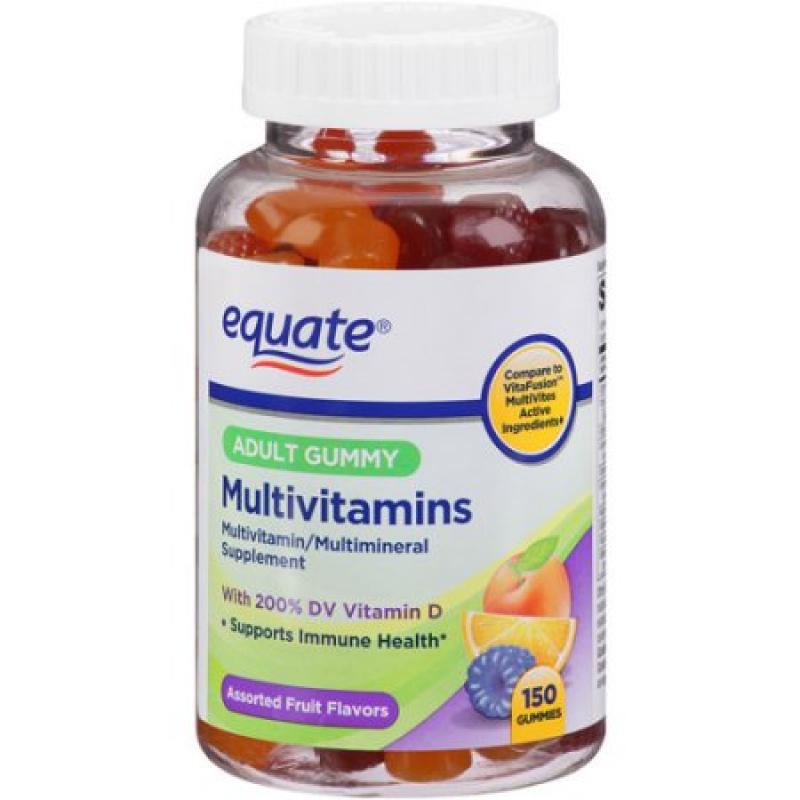 Equate Adult Gummy Multivitamins, 150 count