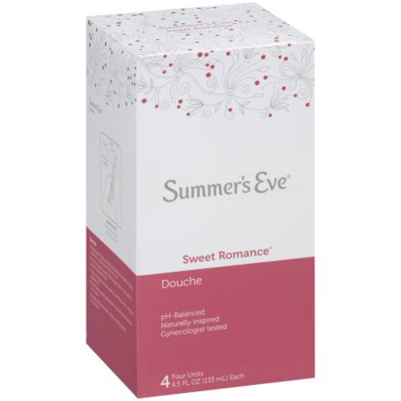 Summer&#039;s Eve Sweet Romance 4.5 Oz Units Douche 4 Ct Box