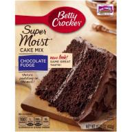 Betty Crocker Super Moist Chocolate Fudge Cake Mix, 15.25 Oz