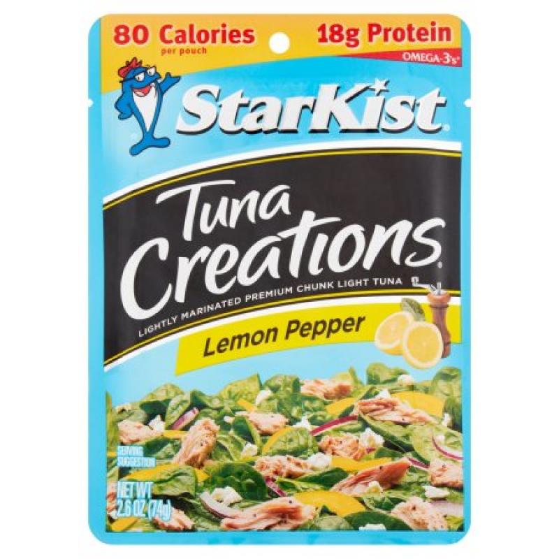 StarKist® Single Serve Tuna Creations® Lemon Pepper Chunk Light Tuna 2.6 oz.