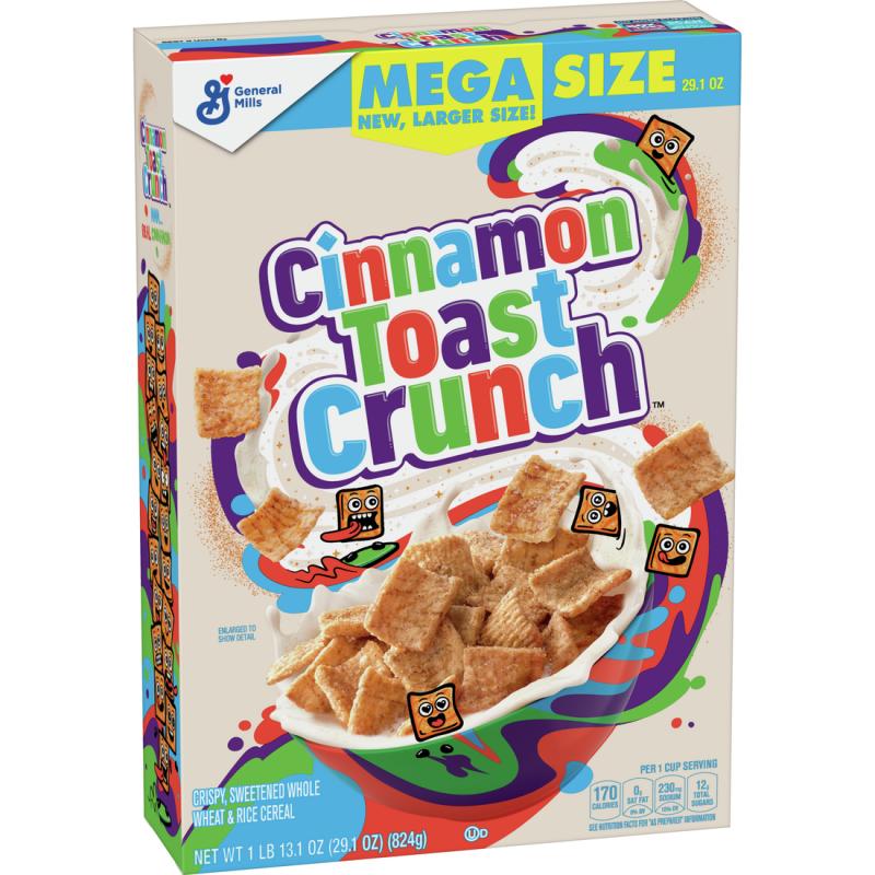 Cinnamon Toast Crunch, Cereal with Whole Grain, 29.1 oz