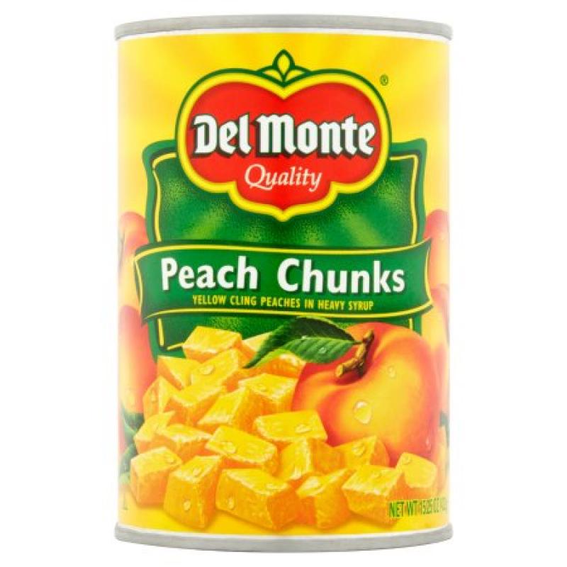 Del Monte Peach Chunks, 15.25 OZ