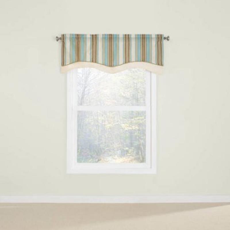 Maxton Layered Scalloped Valance with Cording