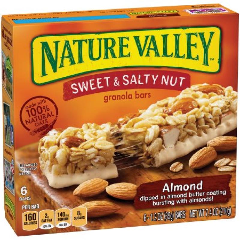 Nature Valley��� Sweet & Salty Nut Granola Bar Almond 1.2 oz Bars 6 ct Box