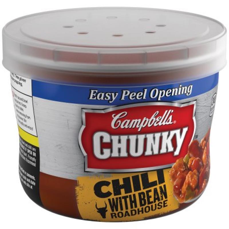 Campbell&#039;s Chunky with Bean Roadhouse Chili 15.25oz Bowl