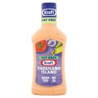 Kraft Salad Dressing Thousand Island Fat Free, 16 Fl OZ (473ml)