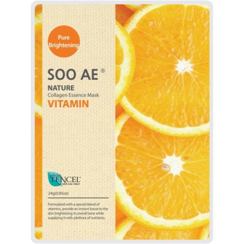 Soo Ae Nature Vitamin Collagen Essence Mask, 0.85 oz
