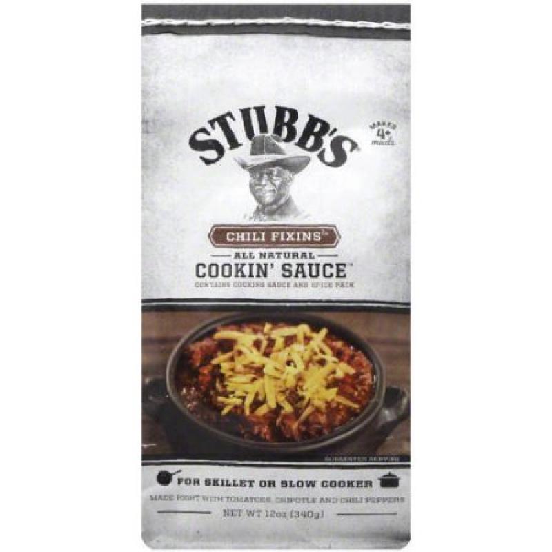 Stubb’s Chili Fixins Cookin’ Sauce, 12 oz, (Pack of 12)