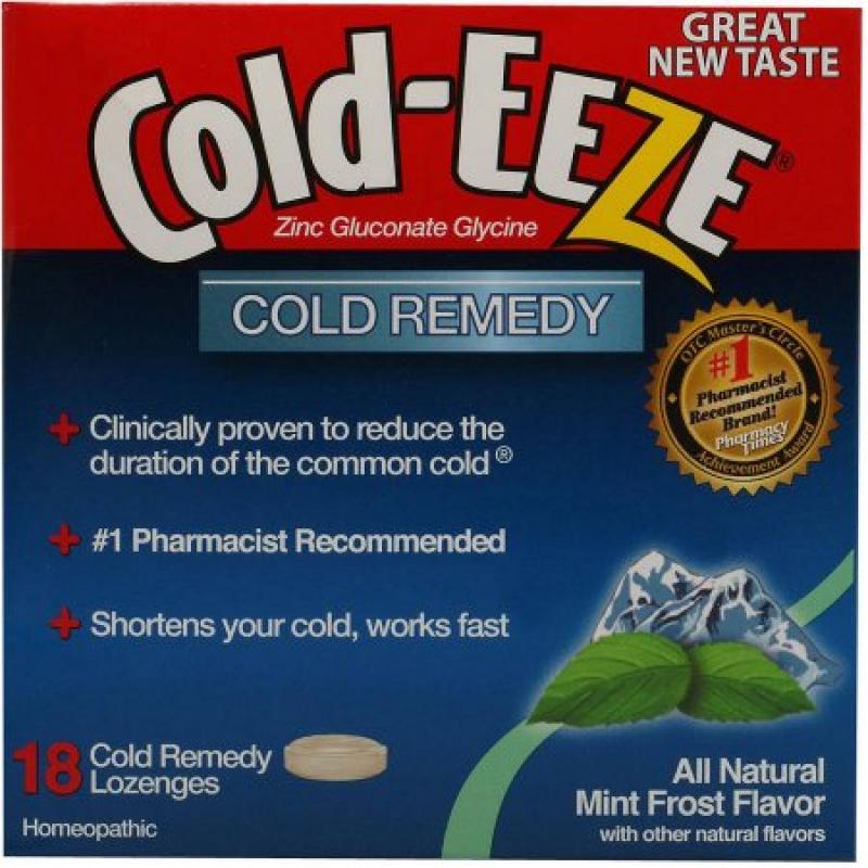 Cold-Eeze Remedy Lozenges, Mint Frost, 18 CT