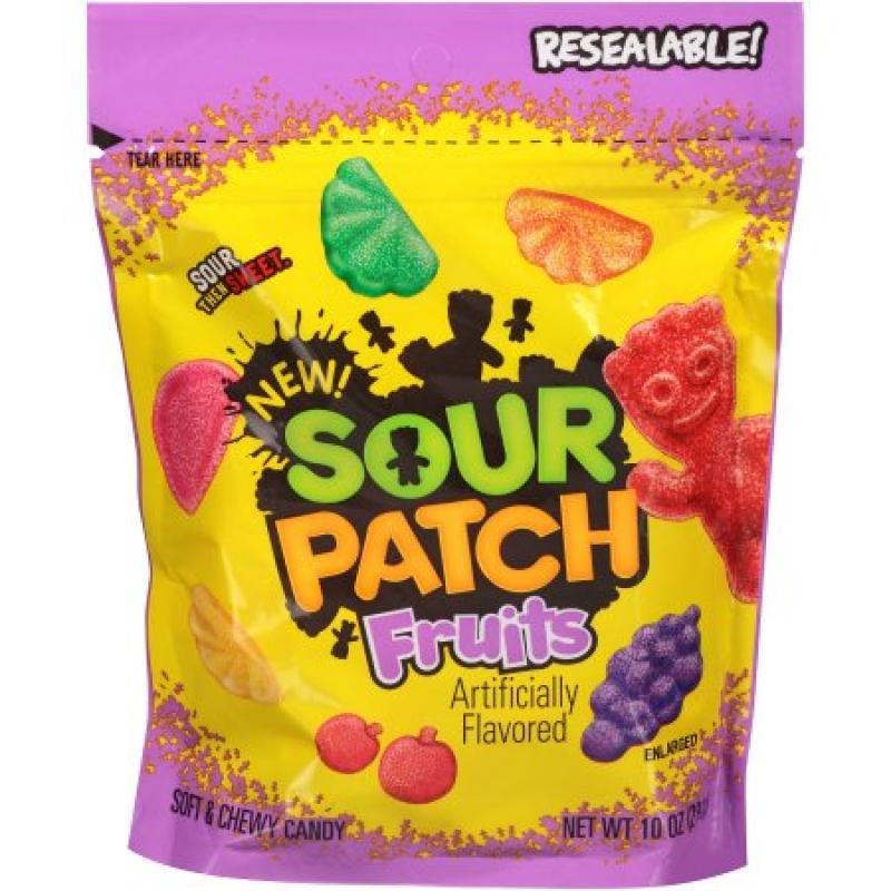 Sour Patch Fruits Soft & Chewy Candy, 10 oz