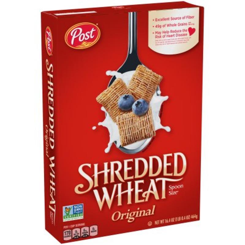 Post® Shredded Wheat Spoon Size® Original Cereal 16.4 oz. Box