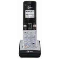 AT&T TL86003 DECT 6.0 Accessory Handset with Caller ID/Call Waiting for TL86103, Silver/Black