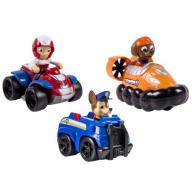 Nickelodeon Paw Patrol - Rescue Racers 3pk Vehicle Set Chase, Zuma, Ryder