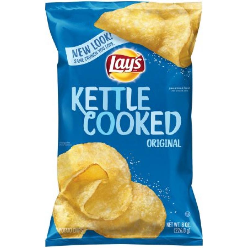 Lay&#039;s® Kettle Cooked Original Potato Chips 8 oz. Bag