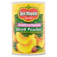 Del Monte Sliced Peaches Raspberry Flavored, 15.0 OZ