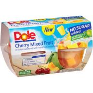 Dole Fruit Cups Cherry Mixed Fruit No Sugar Added- 4 CT