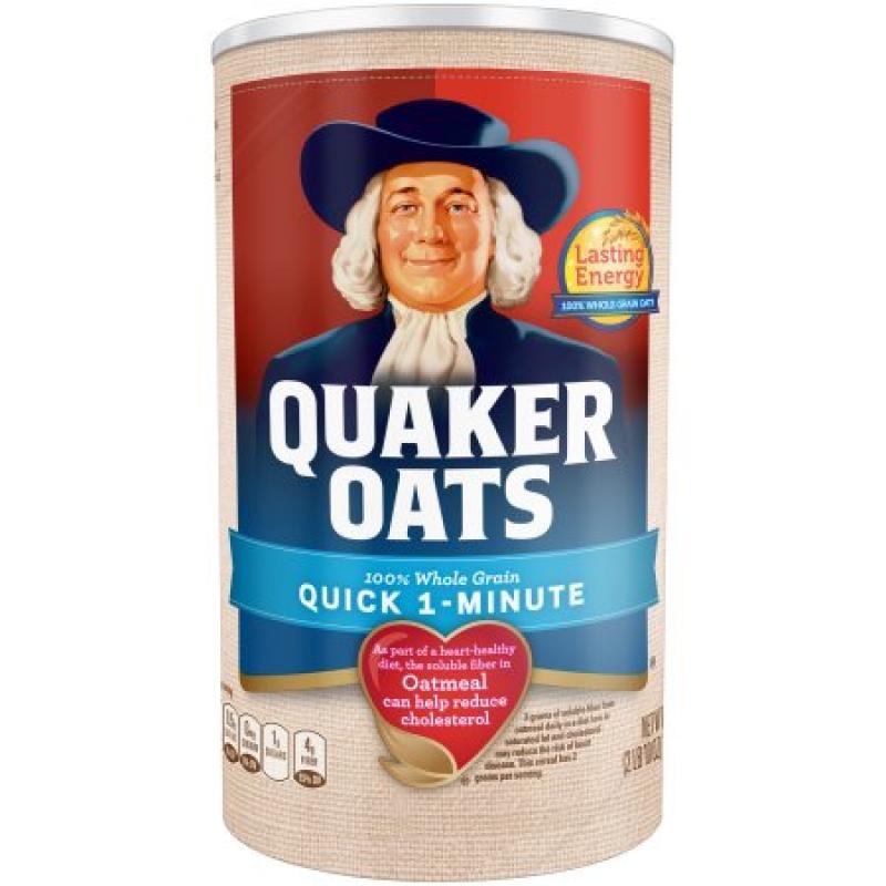 Quaker Oats Quick 1 - Minute Oatmeal, 42.0 OZ
