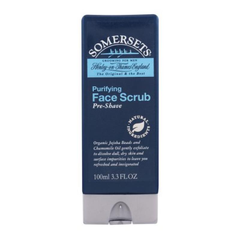 Somersets Purifying Face Scrub Pre-Shave, 3.3 FL OZ